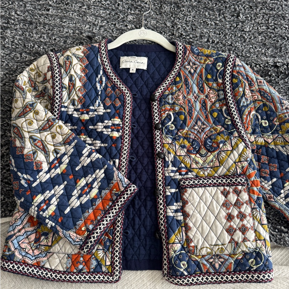 Cara Cara S Floral Print Evening Jacket